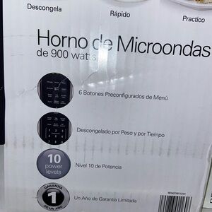 Horno de Microondas 900 Watts